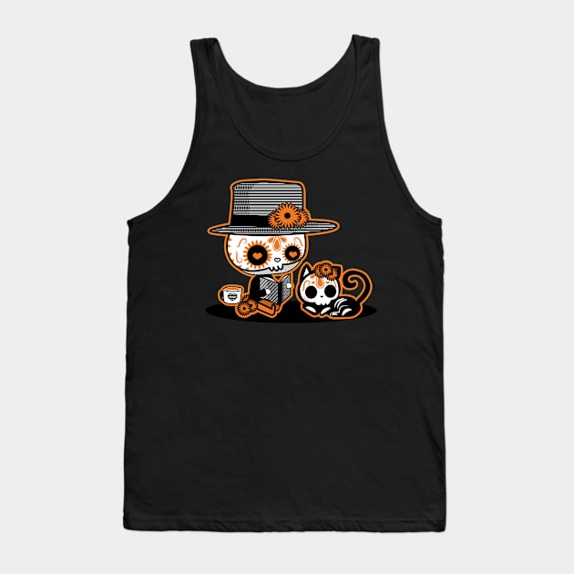 The day of dead mexican skull Tank Top by lezettern